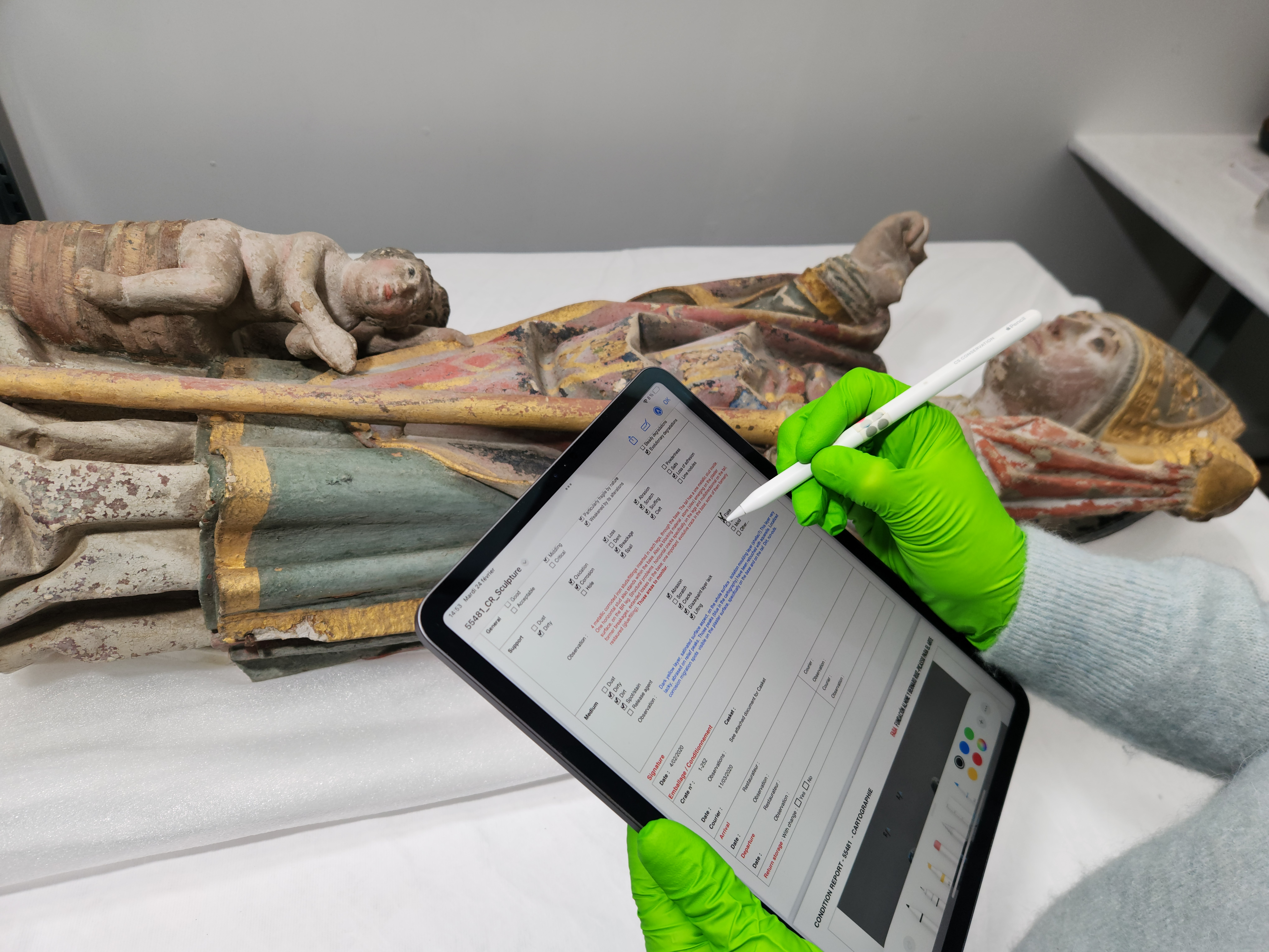 Mesure et analyse d'œuvres